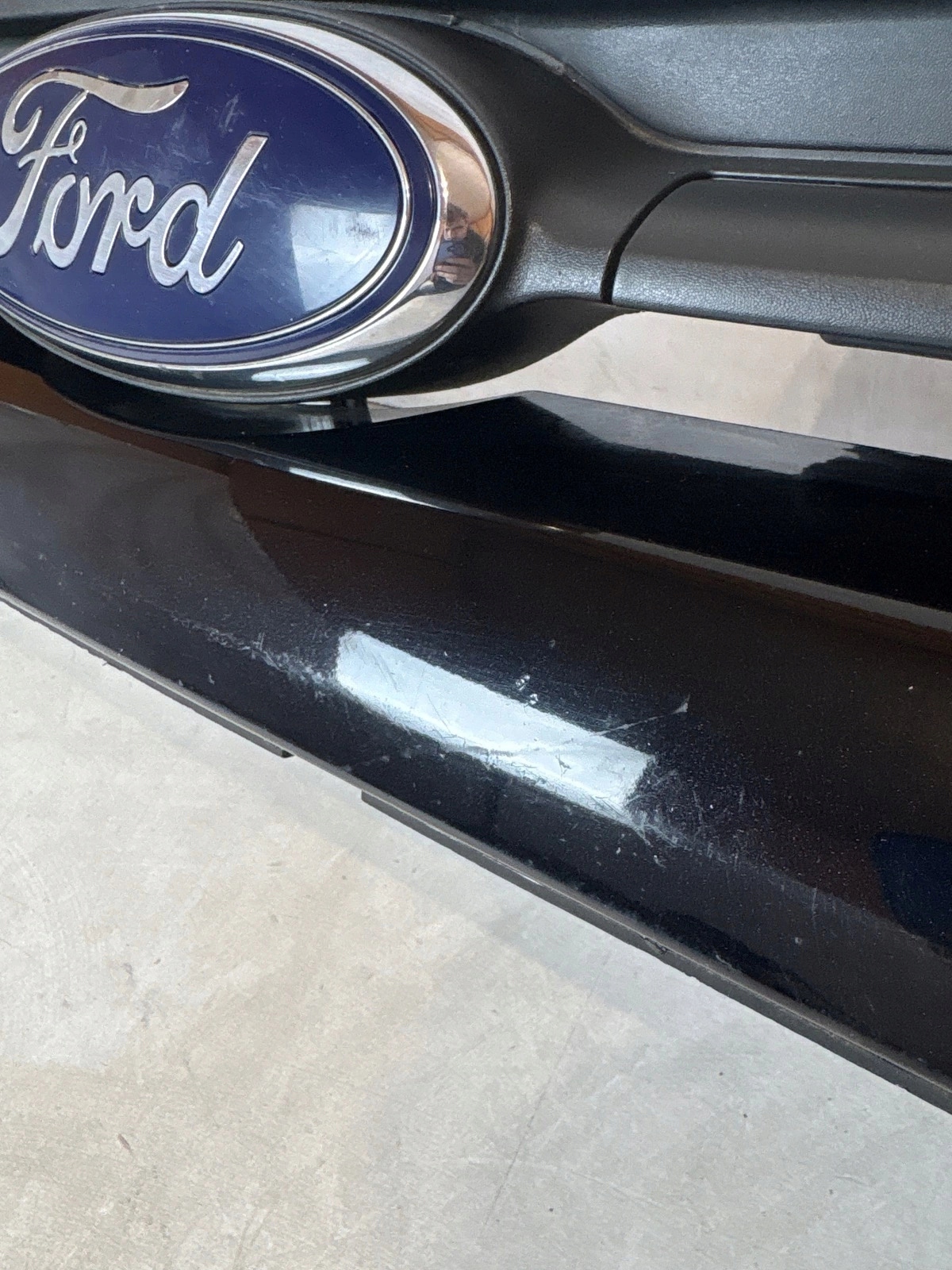 nárazník předek přední maska ford transit custom mk8 cerný
