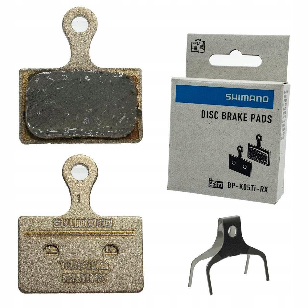 Okładziny klocki rowerowe hamulcowe Shimano K05Ti tytanowa płytka żywiczne