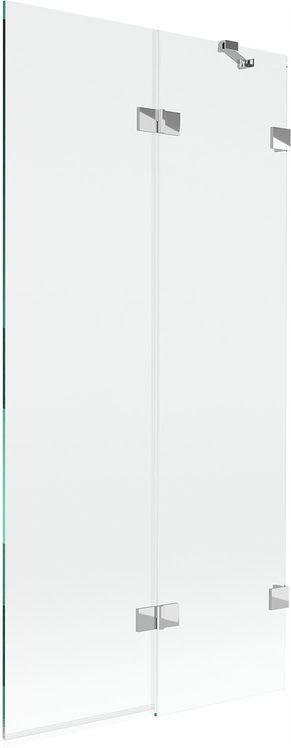 Mexen Lunar sprchová zástěna dvojdílná pravá 90 x 150 cm, transparentní, ch