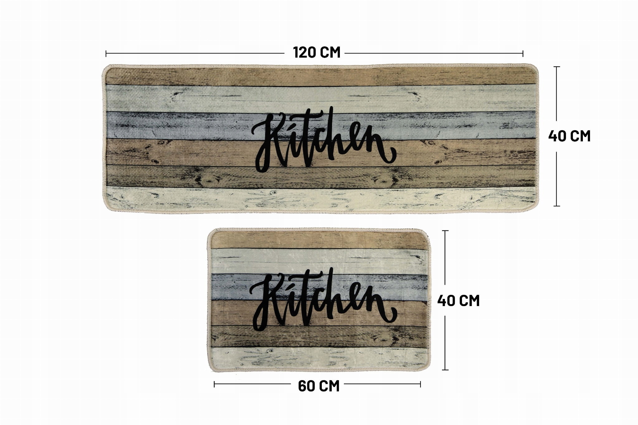 

Dywan do kuchni Ecoser Kitchen Deski 2-1746