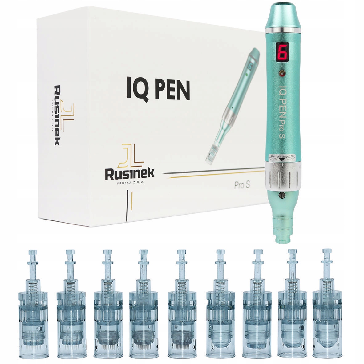 Dermapen Mezoterapia IQ PRO PEN S + 10 Kartridży Doktor Pen