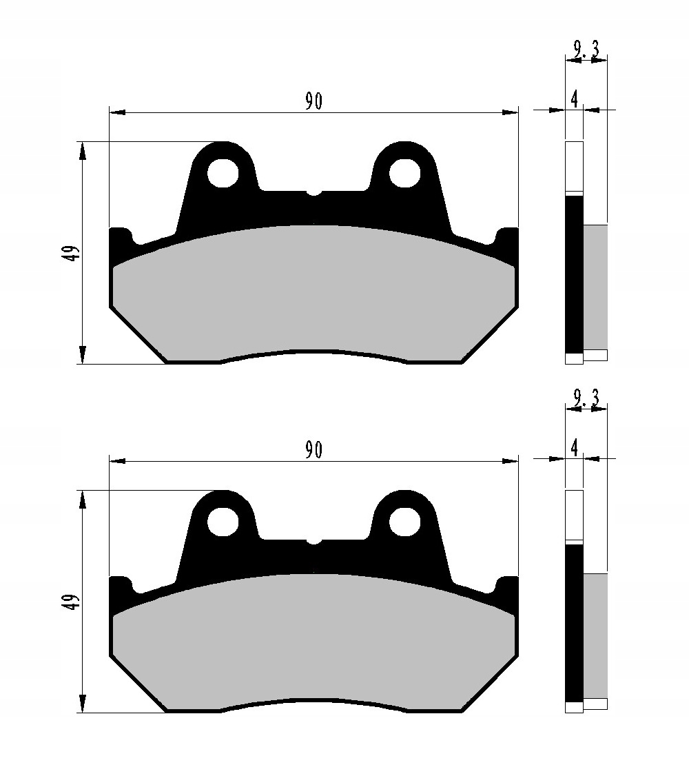 KLOCKI HAMULCOWE PRZÓD HONDA VT 800 C SHADOW 1988 Producent Nistal