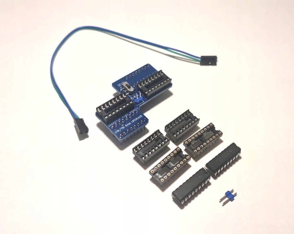 Commodore C16 RAM 64k upgrade