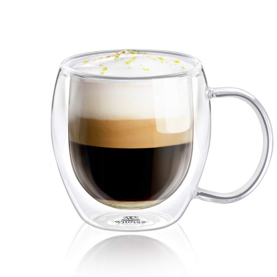 

Wilmax Termo Kubek szklany podwójne ścianki 500 ml