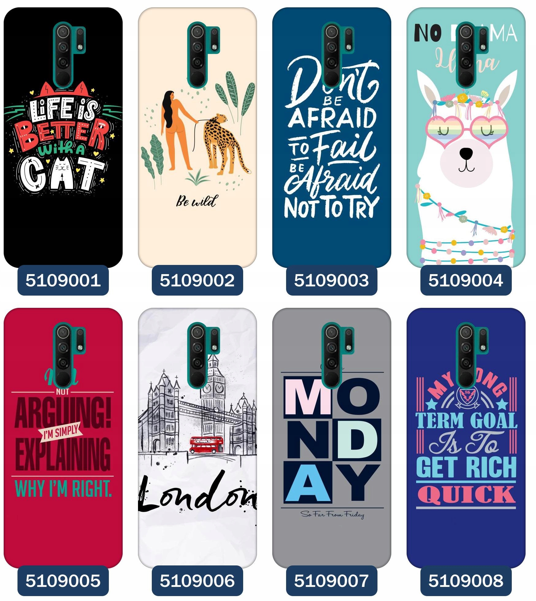 Etui do Xiaomi Redmi 9 No probllama Marka Inna