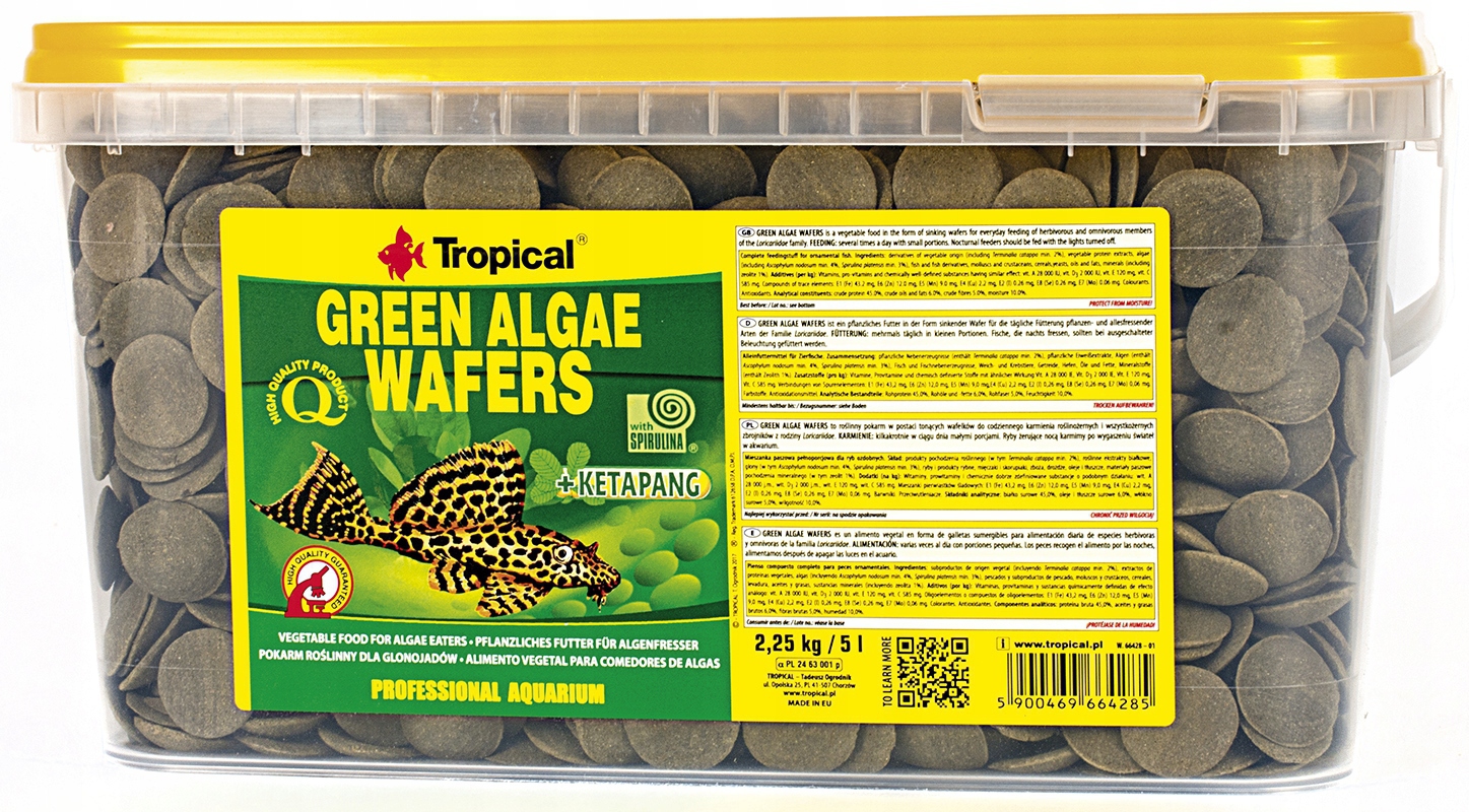 Levně Tropical Zelené řasy v tabletách 5 l