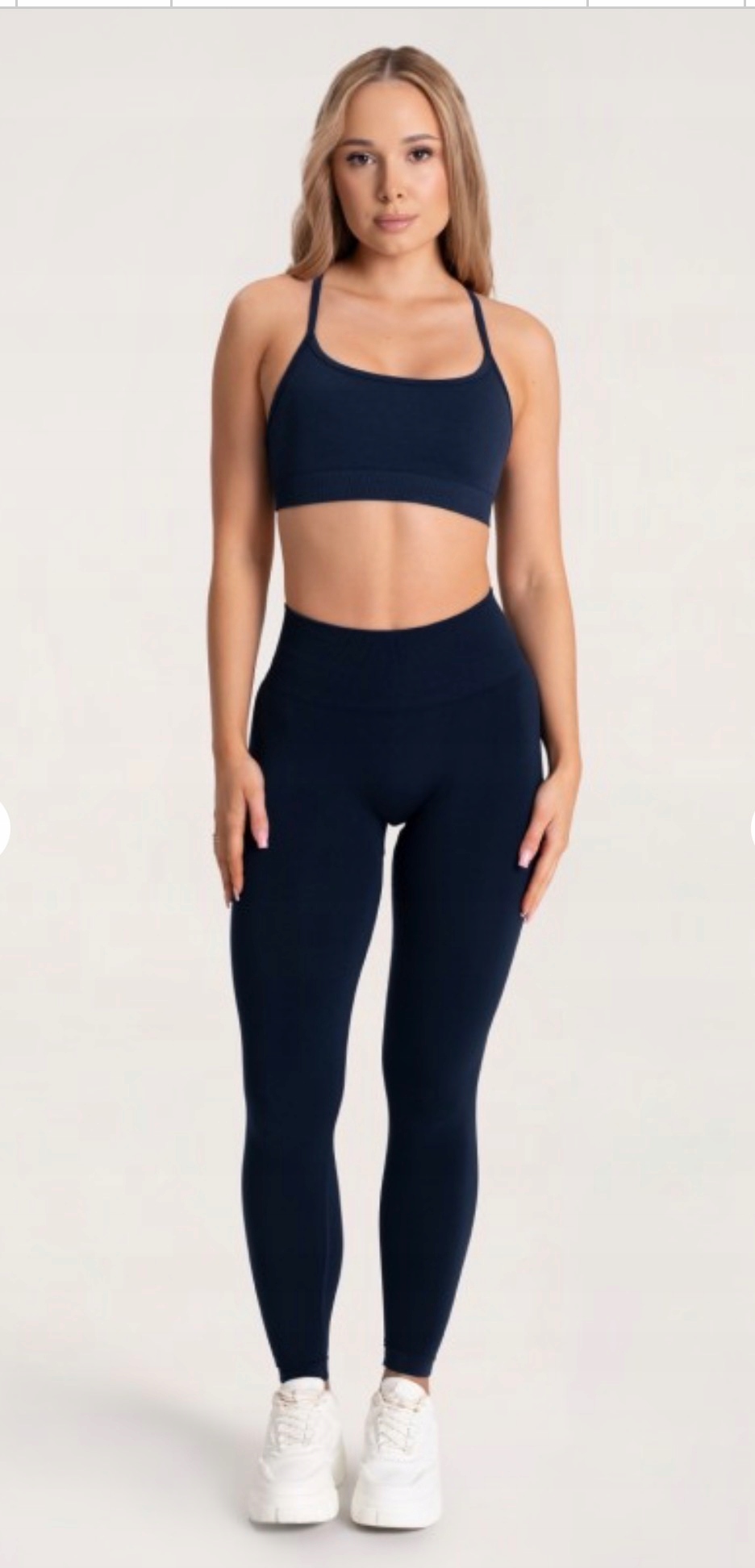Gym Glamour Leginy Second Skin Tmavě Modré Push Up S