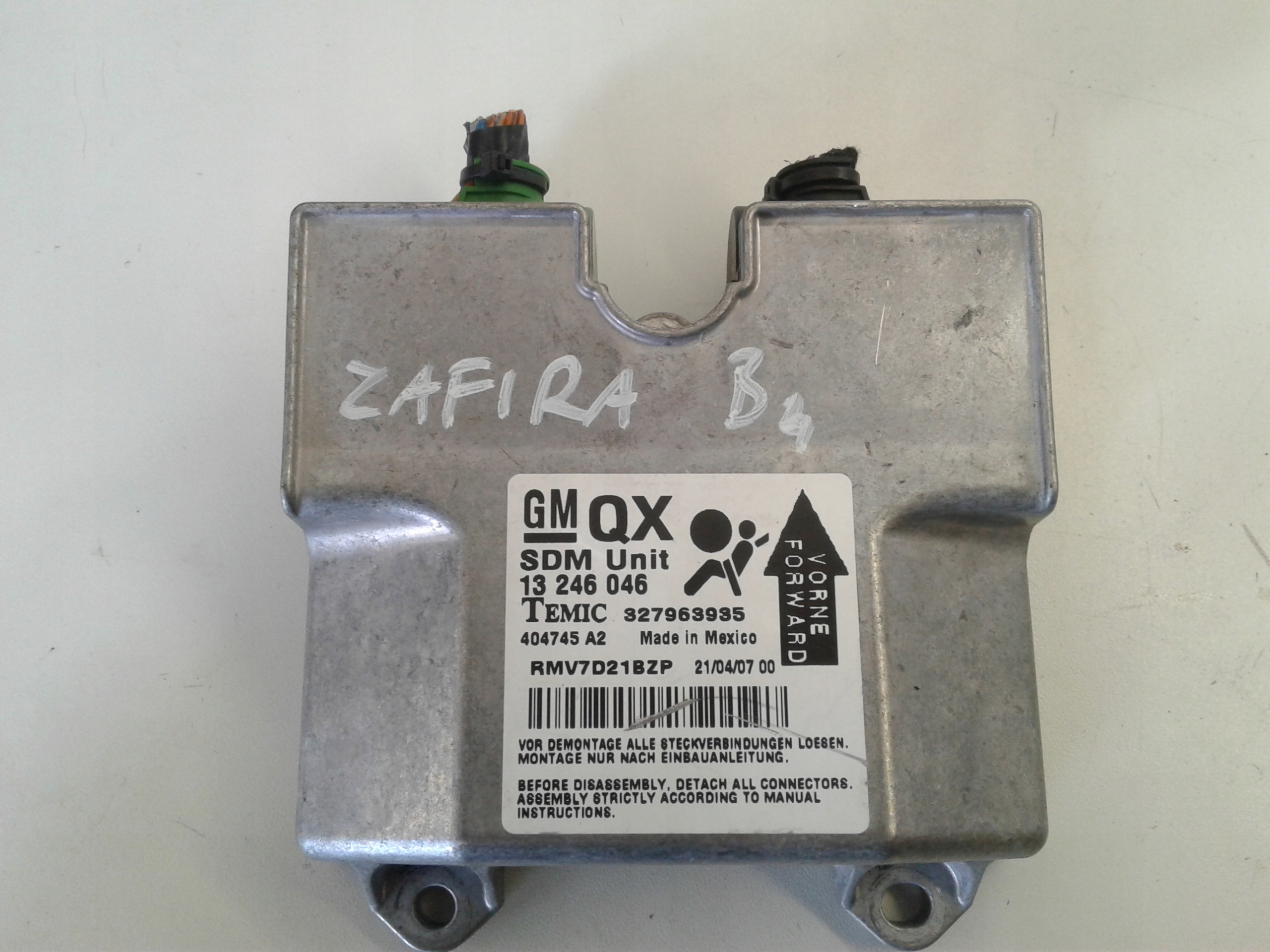 consolle tenditori sensor Opel Zafira B 1,9 CDTI