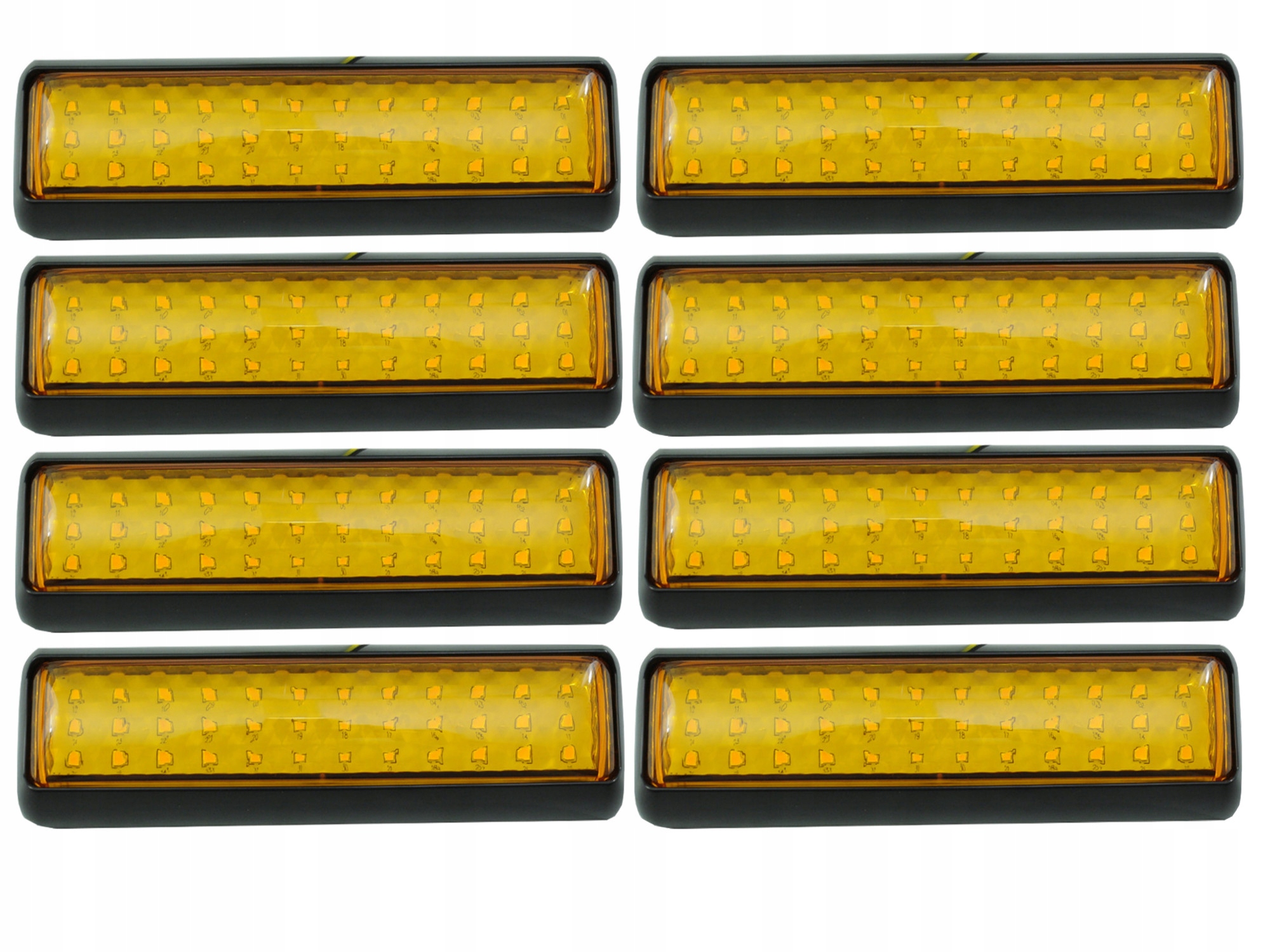 RSLED8204YMIG - набор 8 X светодиодный стробоскоп петух лампа 12V 24v 20 см