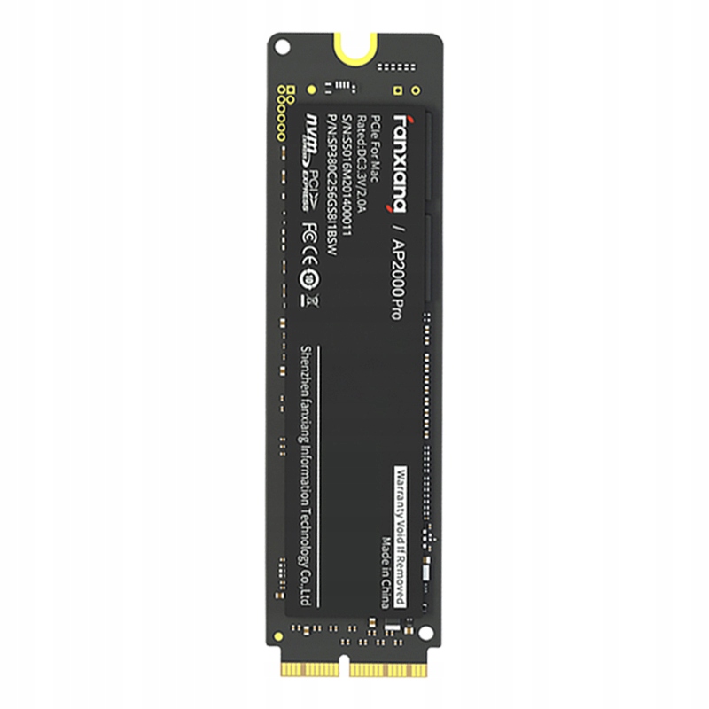 Dysk SSD Macbook Pro Air Fanxiang AP2000PRO 512GB M.2 PCIe 2012-2018 Apple Format dysku M.2