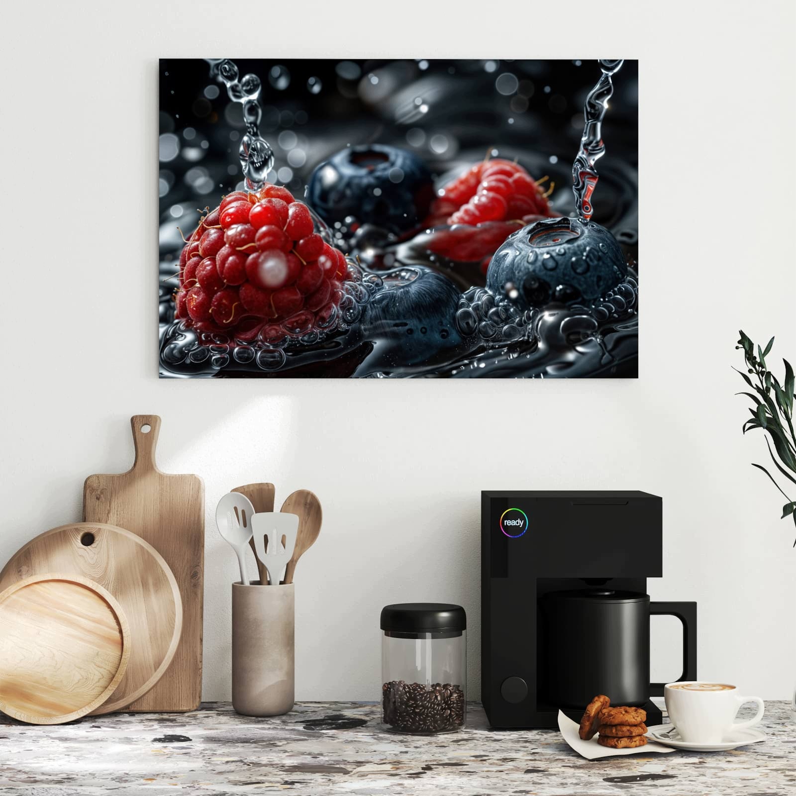 Magnetická tabule Ovoce Voda 60 × 40 cm