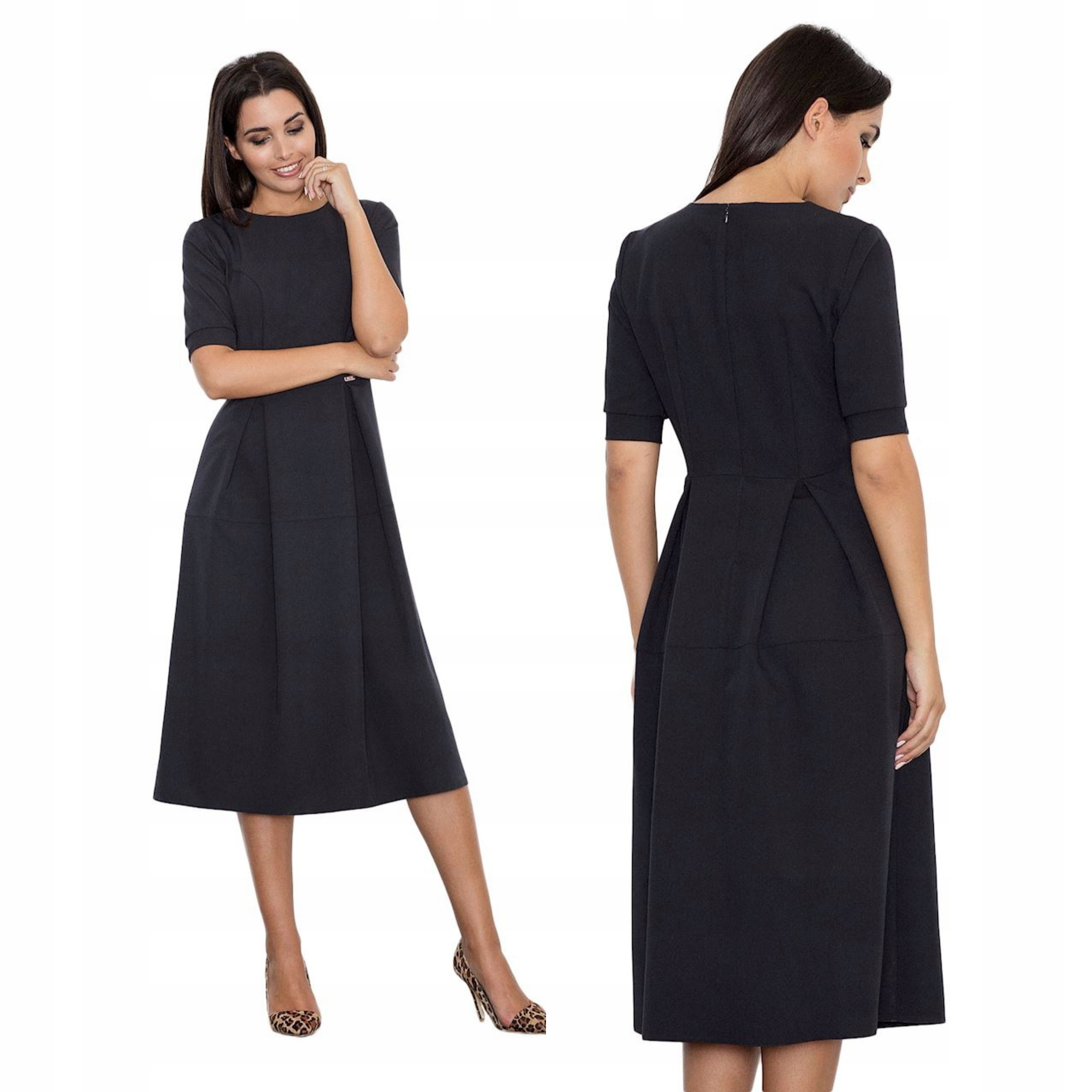

Elegancka Sukienka Koktajlowa MIDI L