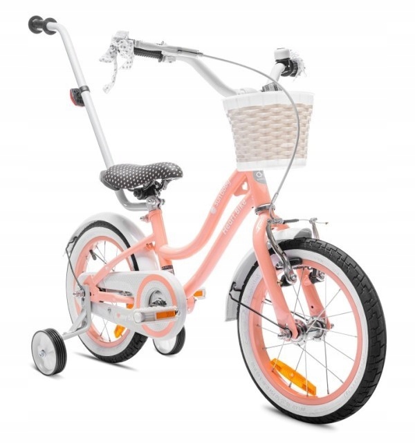 Rowerek dla dziecka 14&quot; Heart Bike morelowy EAN (GTIN) 5907478642648