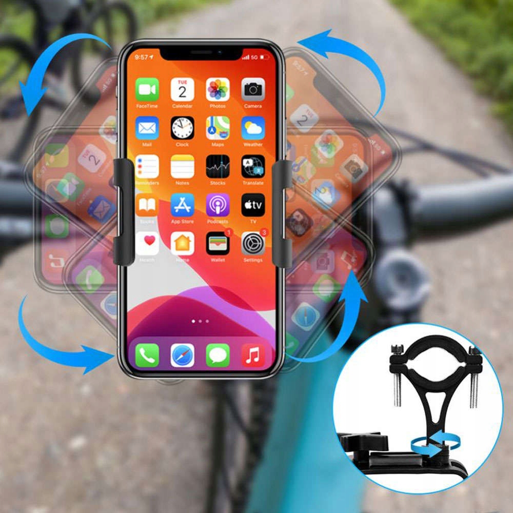 UCHWYT ROWEROWY NA TELEFON GPS ROWER MOTOCYKL GSM Model Metal Bike Holder
