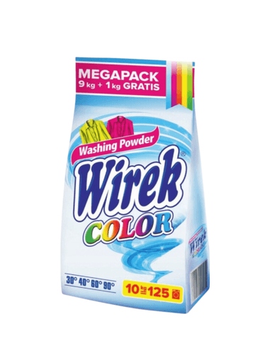 Prášek na praní barevných tkanin 10 kg Wirek Barva 125 Praní