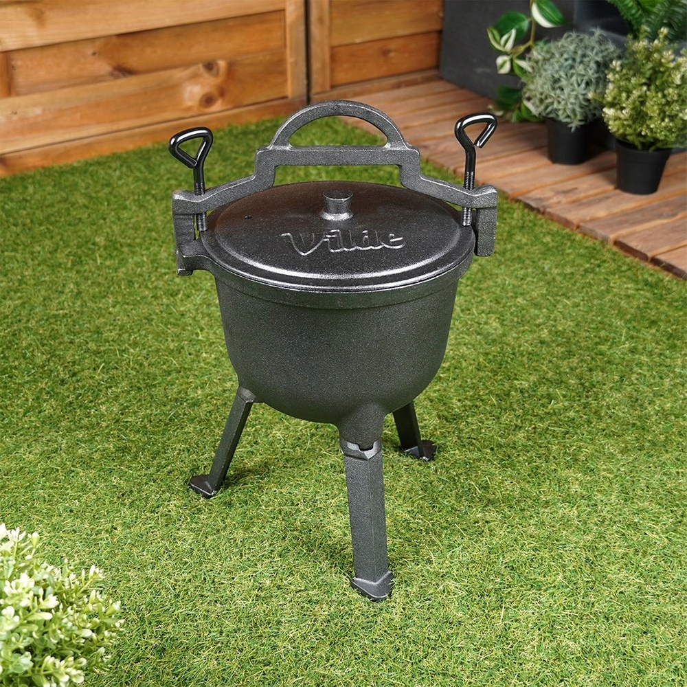 Smaltovaný litinový kotlík Cast Line 4 l na nožkách s víkem