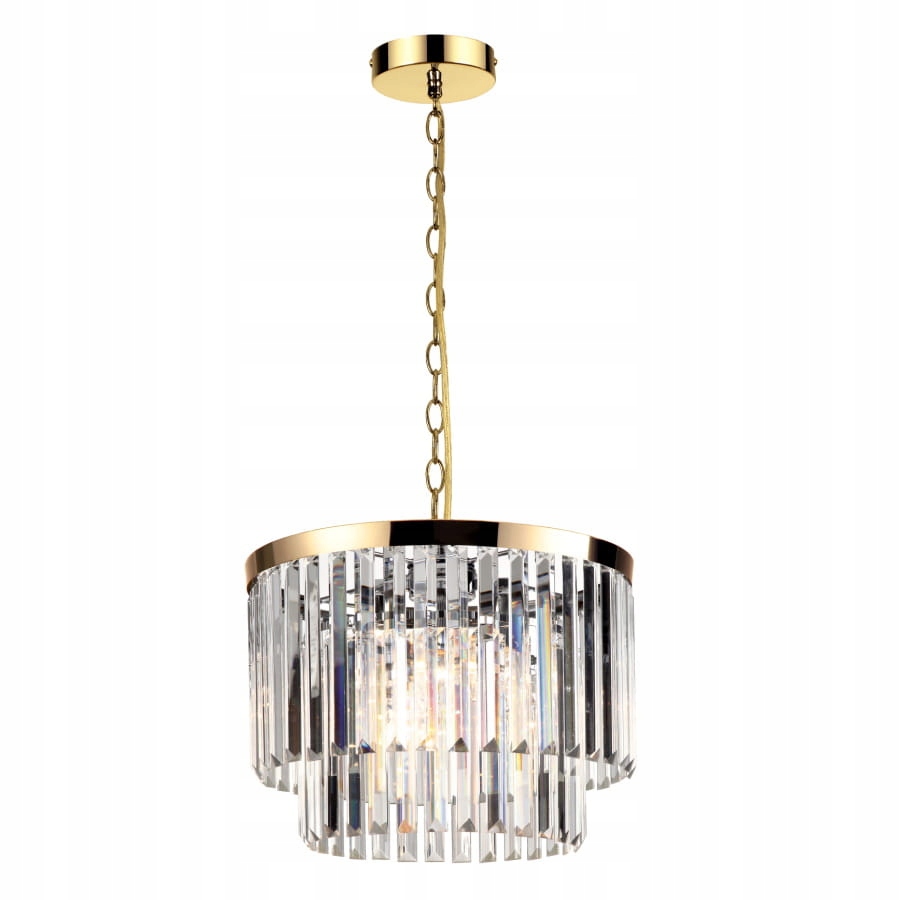 

Vetro lampa wisząca antyczne złoto 5xE14