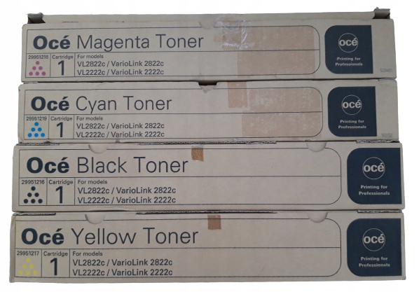 Toner Oce Cmyk C220 C280 Konica Minolta TN216 TN216K TN216C TN216Y TN216M