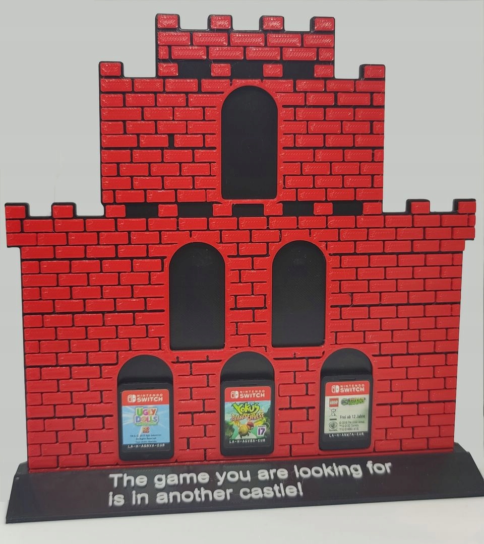 Stojak na gry Nintendo Switch - zamek na karty Kod producenta StudioScorpion