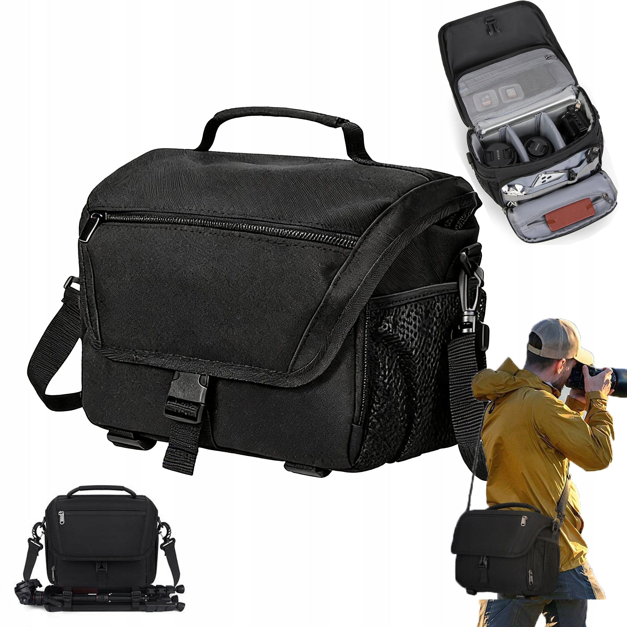 Torba Na Aparat Fotograficzny Na Aparaty Dslr/slr/mirrorless Torba Na Ramię