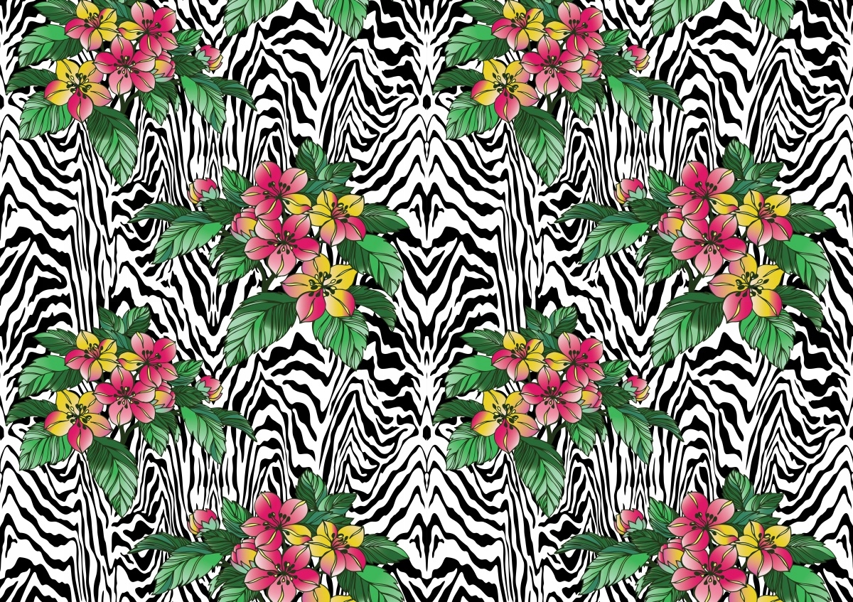

Fototapeta Flizelinowa Wzór w kwiaty 208x146