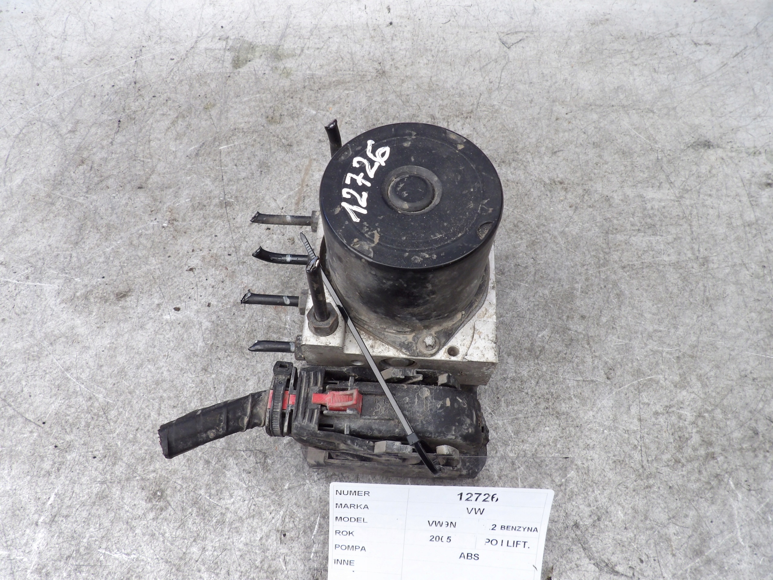VW Polo 9N 1,2 pump ABS