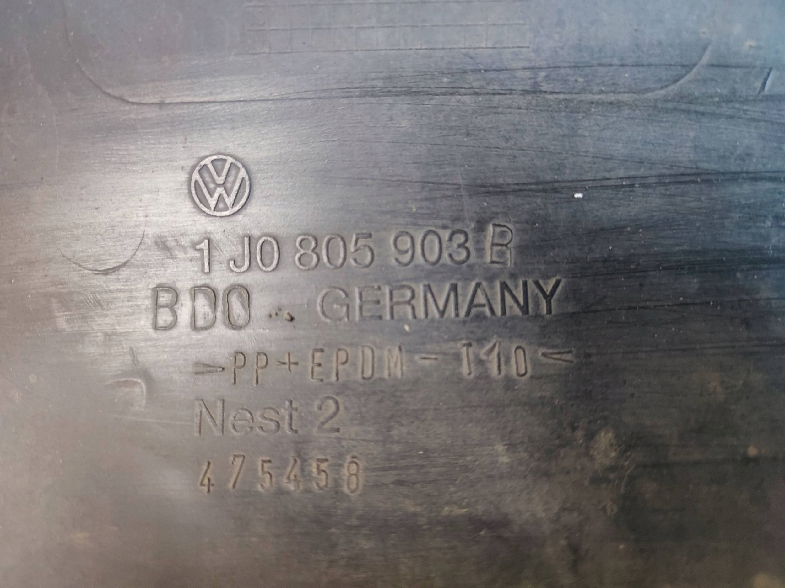 VW GOLF IV 4 HOKEJ nárazníku předek předního spoiler 1J0805903B