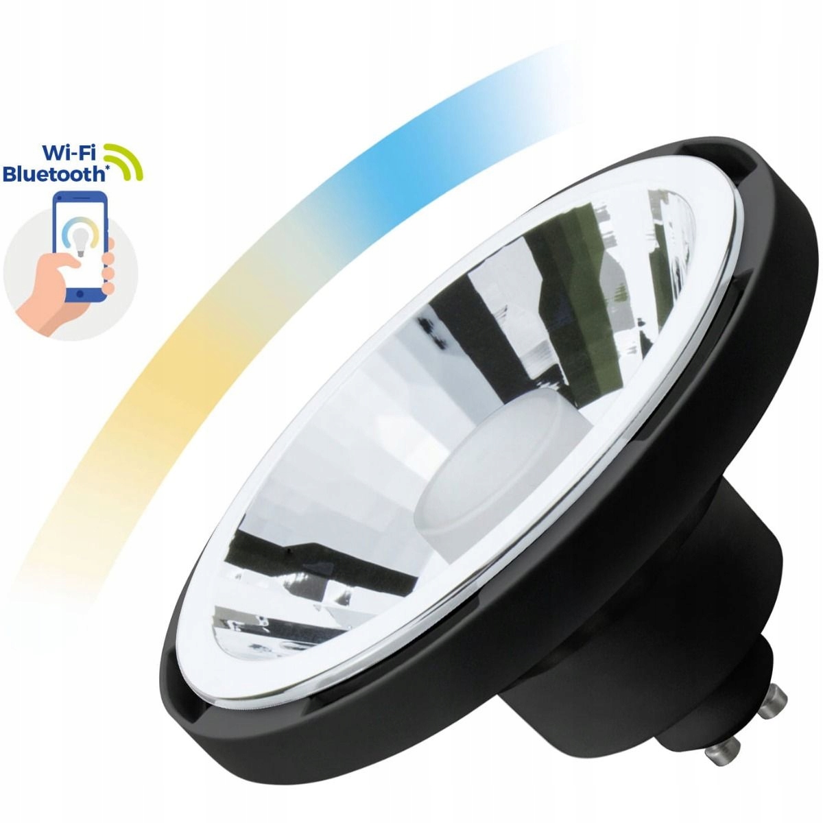 

Żarówka Led GU10 AR111 10W Cct Wifi ściemnialna