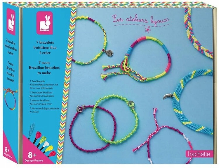 

Zestaw Neon Brazylijskie Bransoletki J07929 Janod