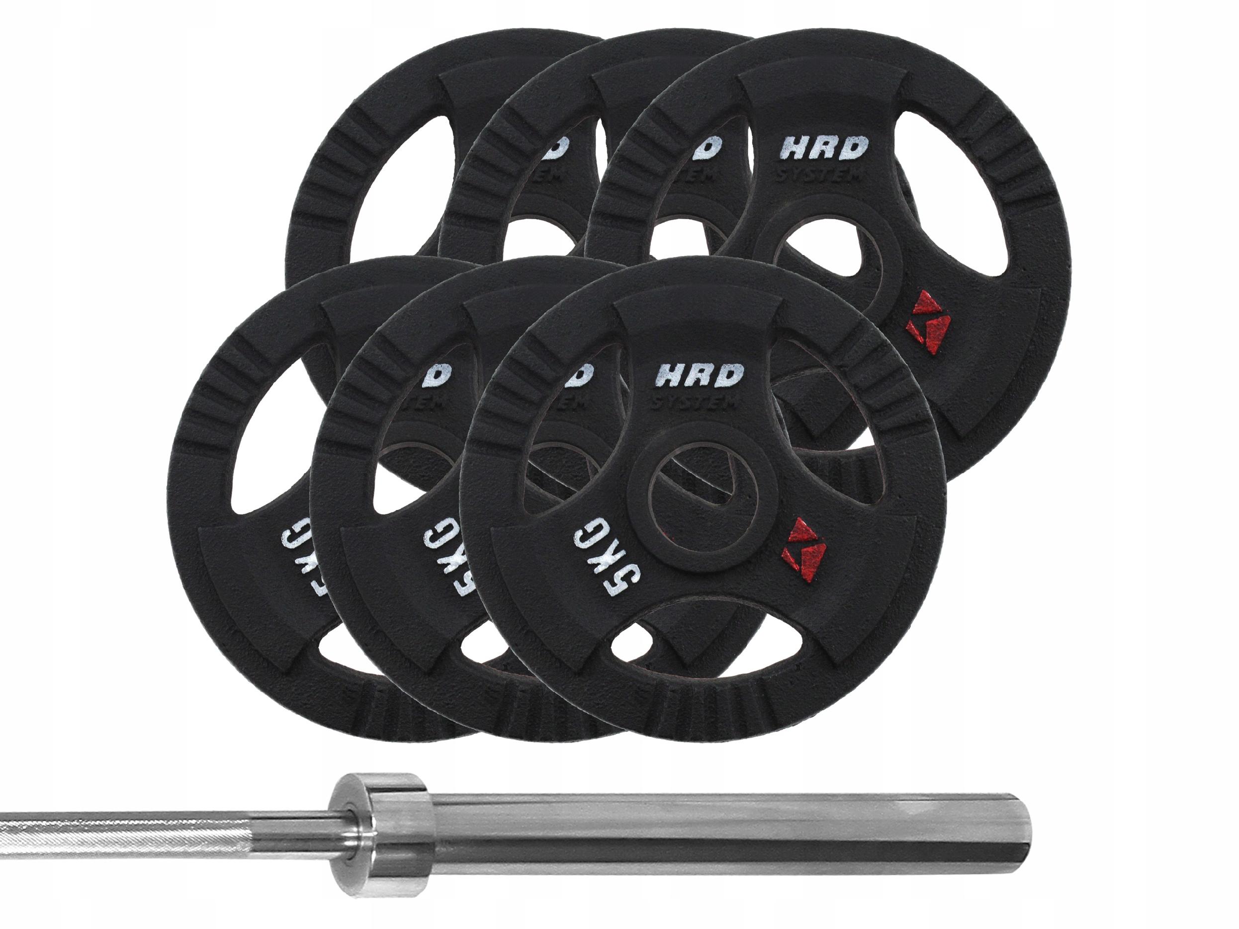 Zestaw Obciążenie Olimpijskie 43kg Gryf olimpijski