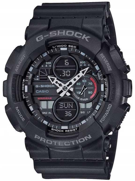 Pánské Hodinky Casio G-shock GA-140-1A1ER Šedé Dárek Ke Dni Chlapců