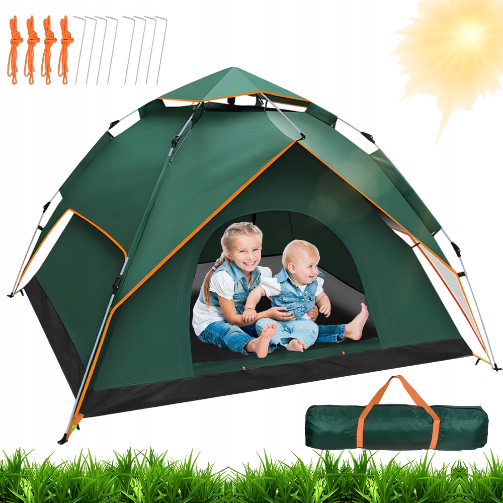 Stan Pro 3-4 Osoby 235*185*135 CM Voděodolný, Přenosný, Anti-uv