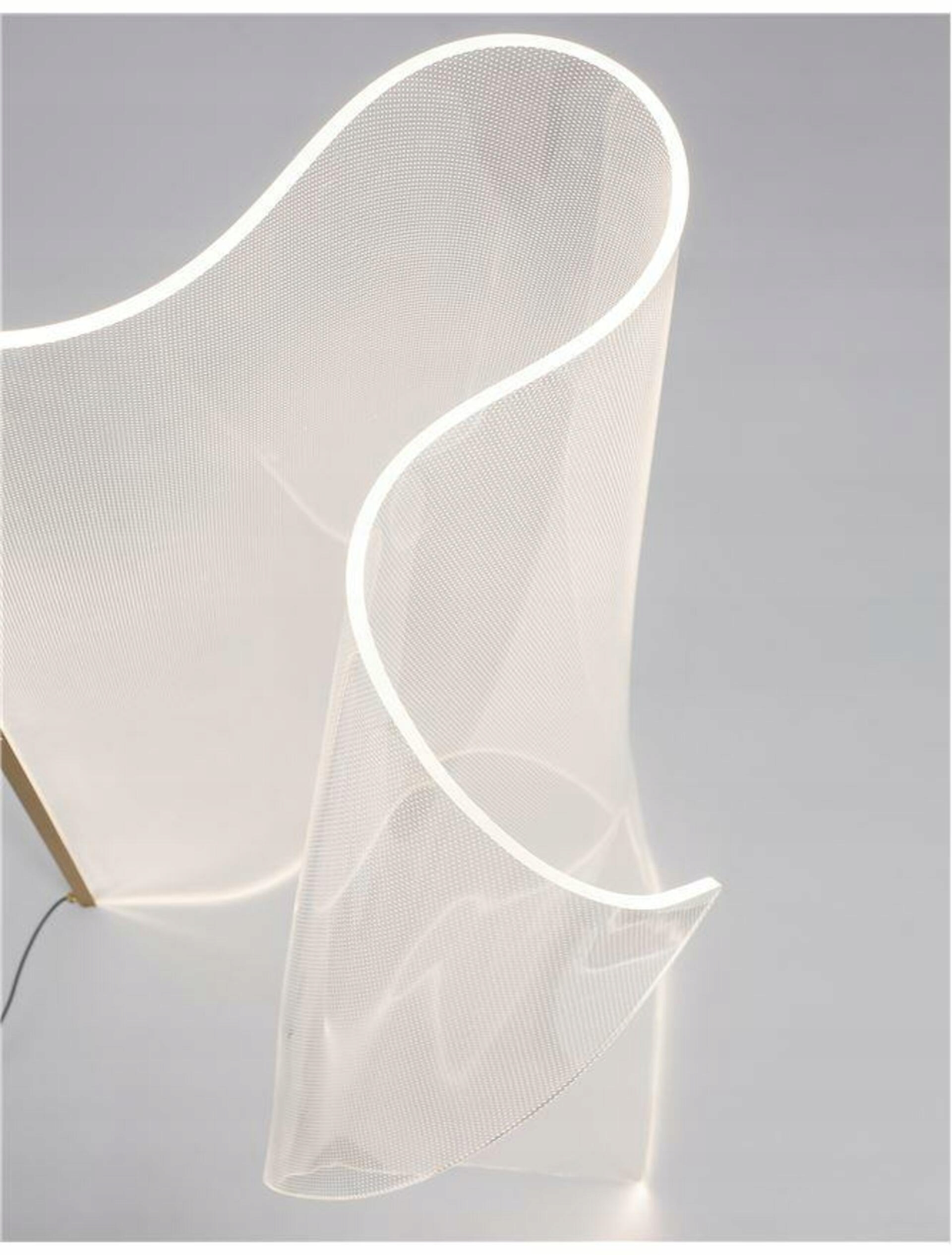 Nova Luce stojaca lampa Siderno zlatý hliník a akryl Led 31W 230V 3000K IP2