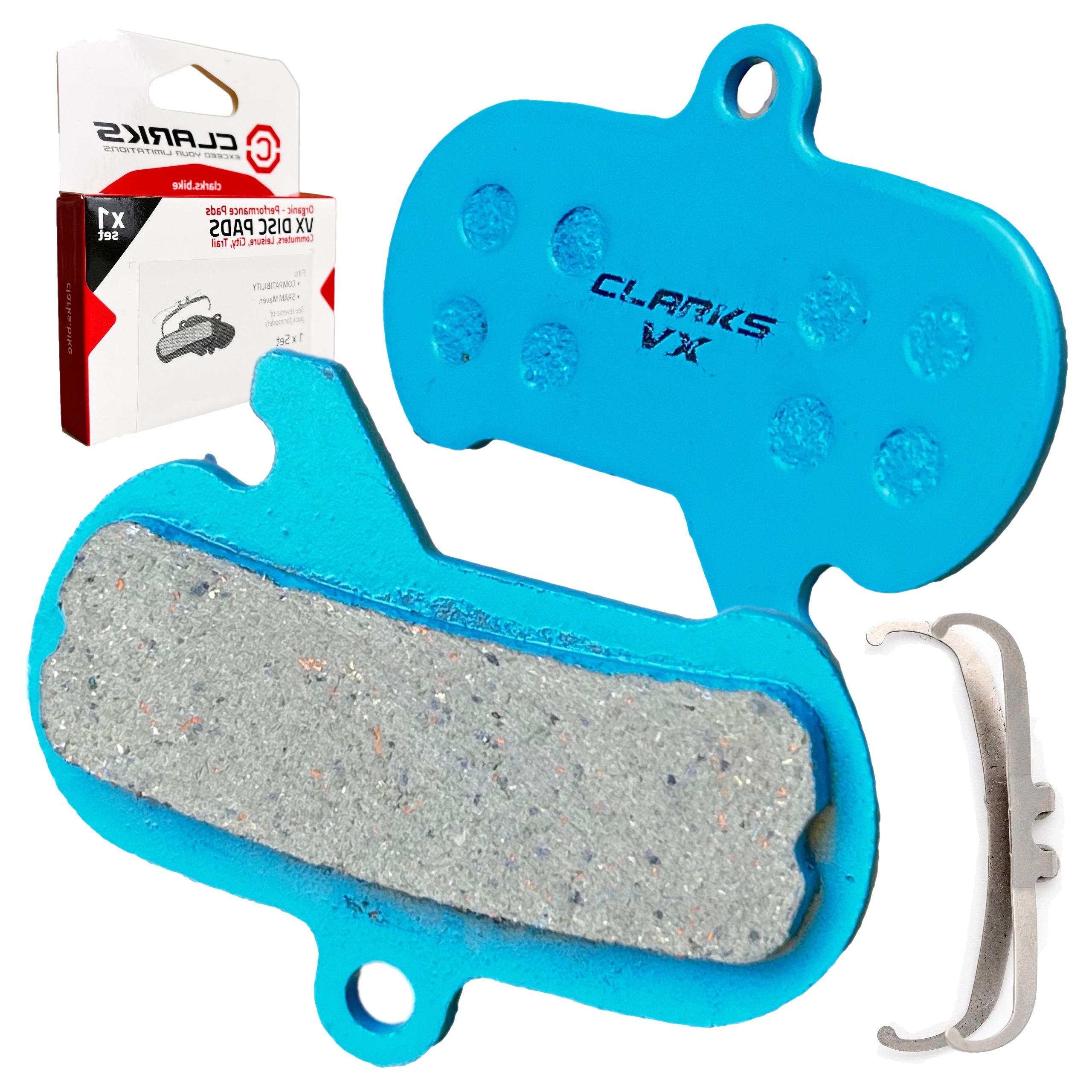 Klocki do Hamulców Sram Maven Organiczne Rowerowe Clarks VX873 Ciche
