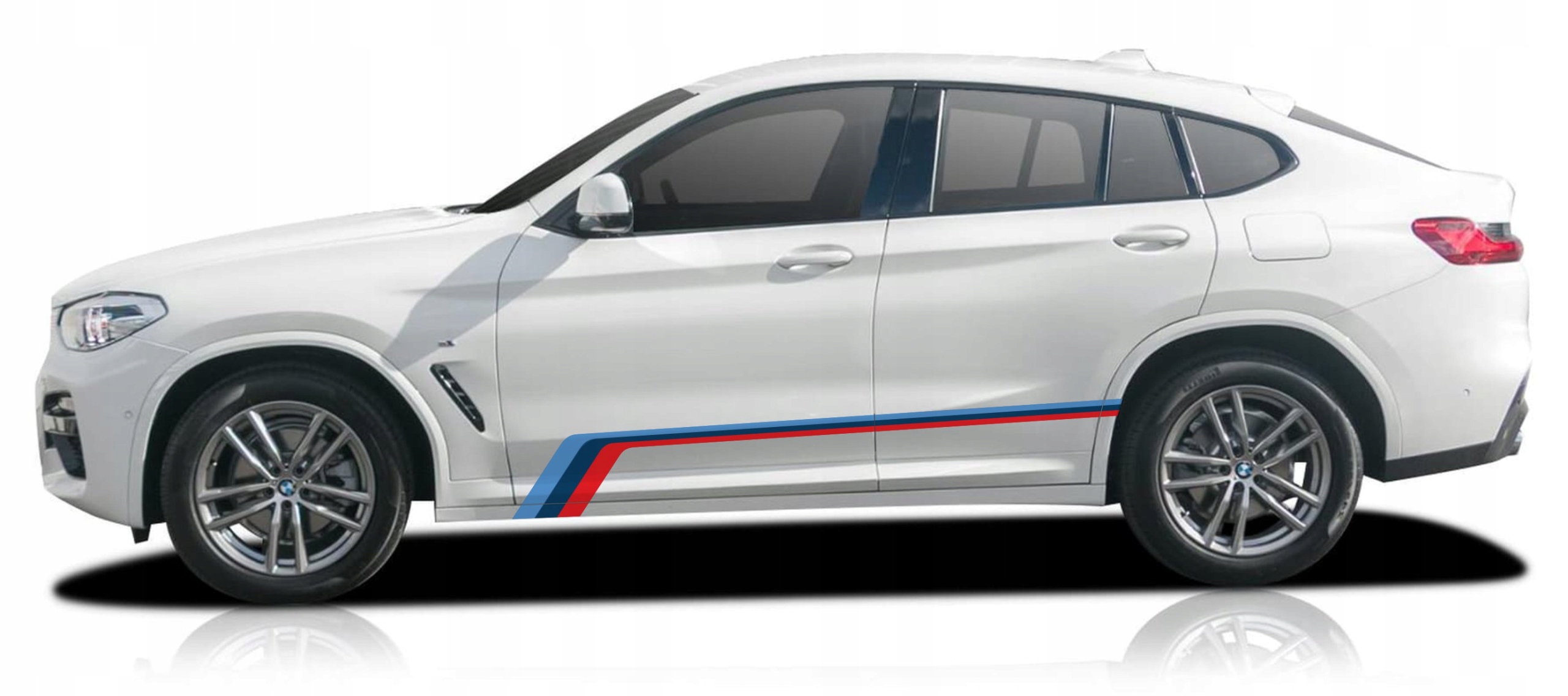Samolepky na Bmw X4 G02 MPerformance 3 Barevné