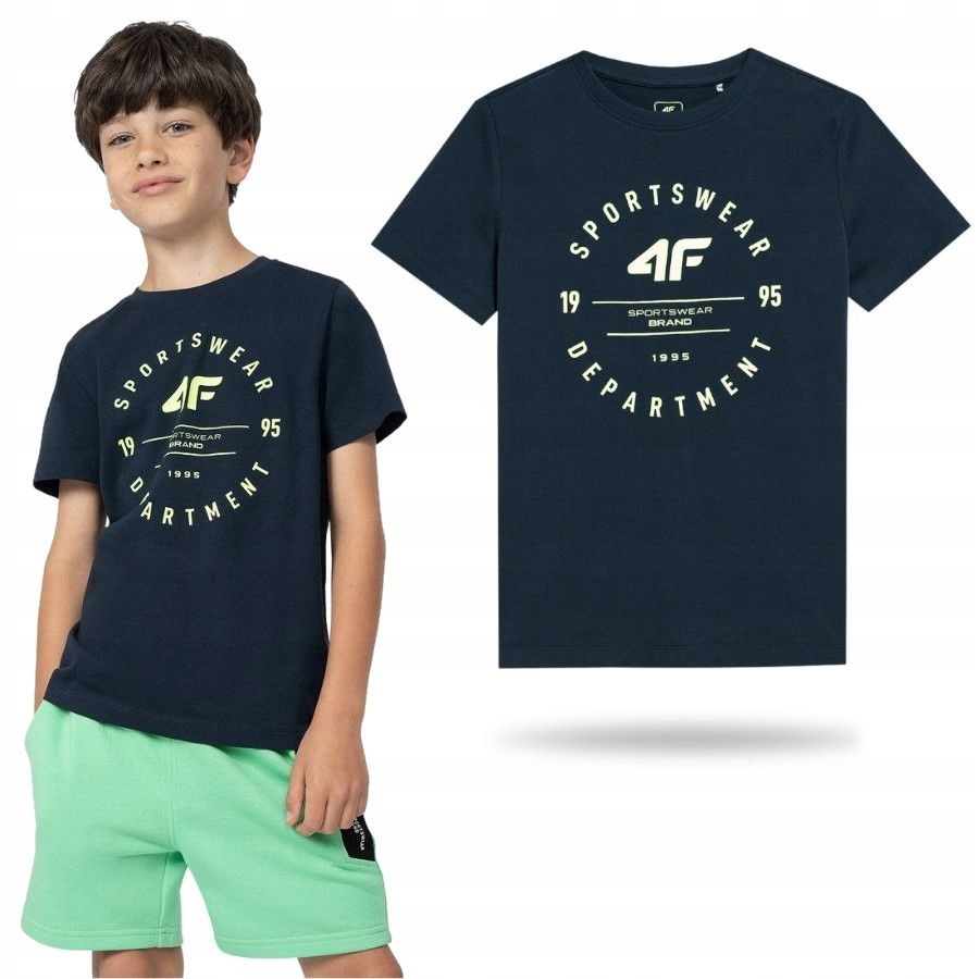 

Koszulka Chłopięca 4F Dziecięca Koszulka T-shirt