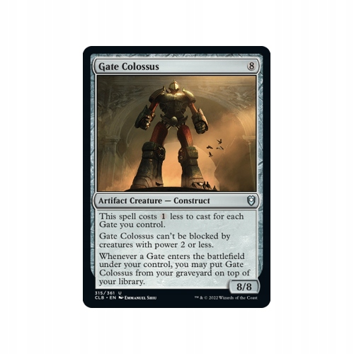 Mtg 2x Gate Colossus (Uncommon)