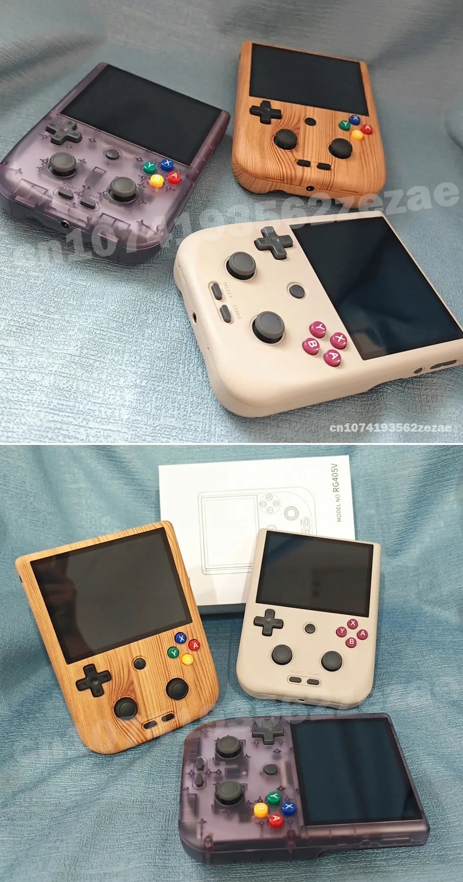 ANBERNIC RG405V RG353V Handheld Game Console Android Linux OS HD Simulato Typ adapter