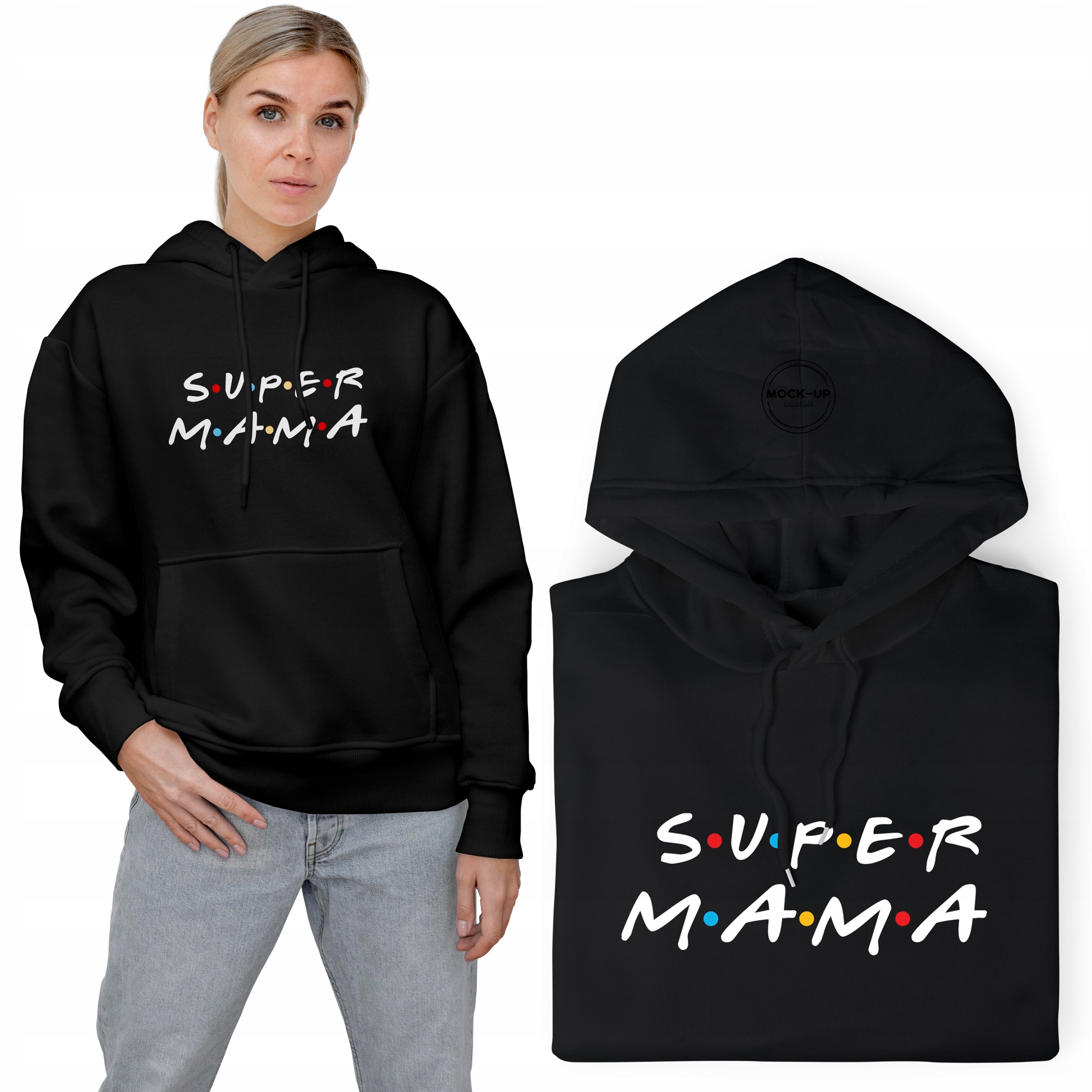 

Bluza z Kapturem dla Mamy MiX L