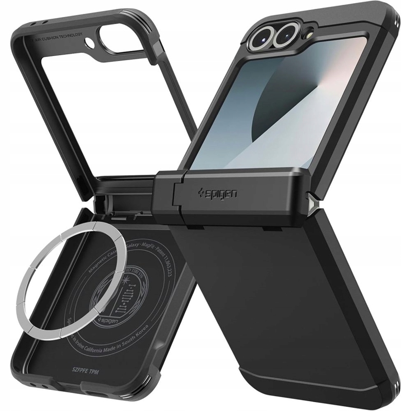 Spigen Tough Armor – puzdro pre Samsung Galaxy Z Flip 6 7 Fe (čierne)
