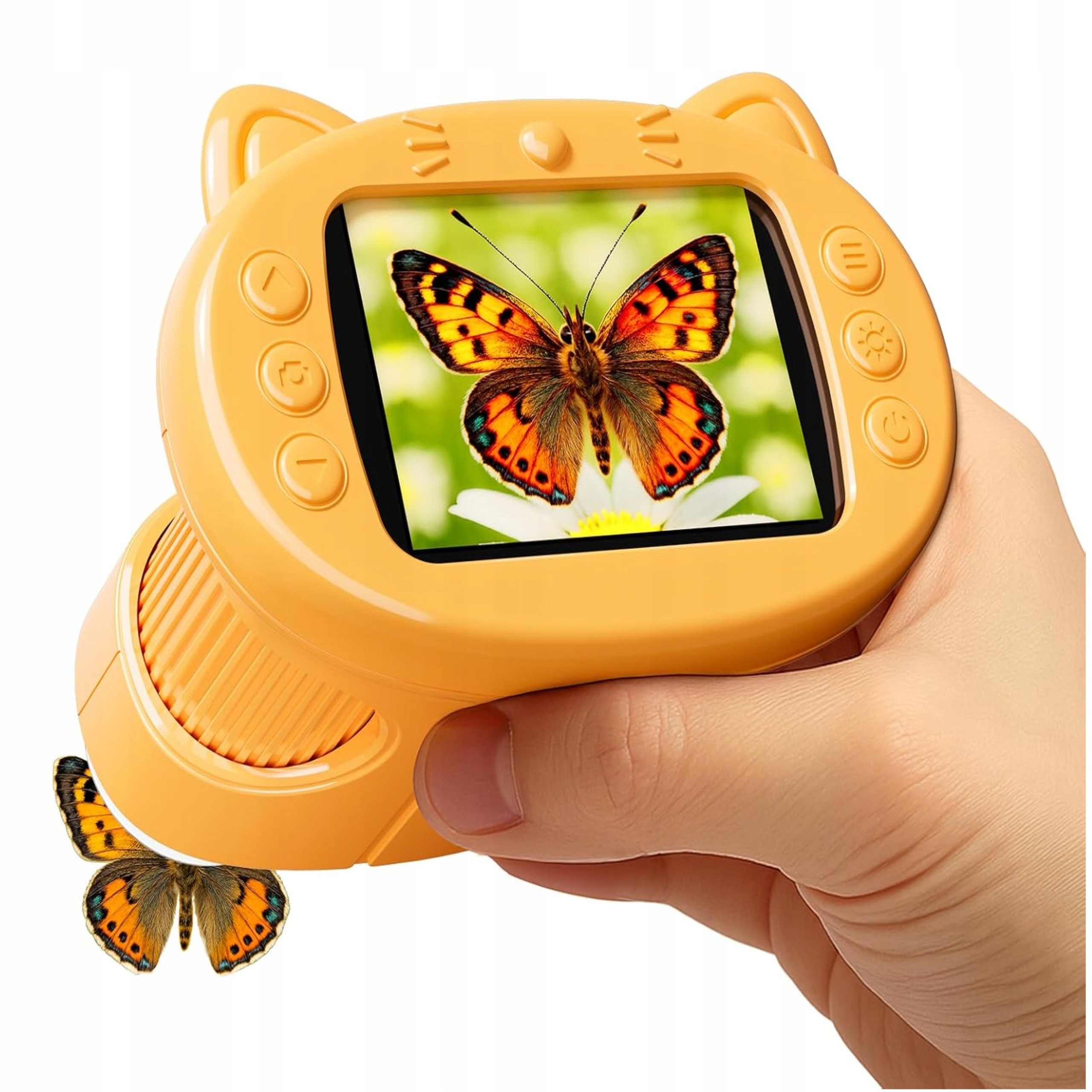 Edukacyjny mikroskop cyfrowy dla dzieci Led 1000X Hd LCD 2MP