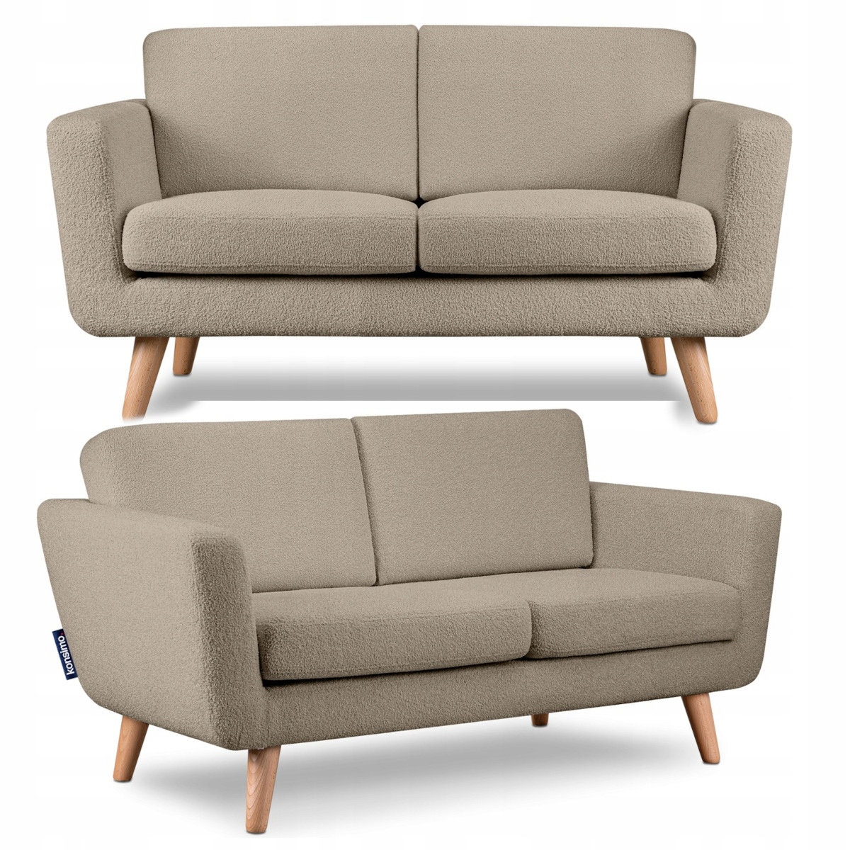 Dvoumístná Dvoumístná Pohovka Do Obývacího Pokoje, Kanceláře, Atele Konsimo Tagio