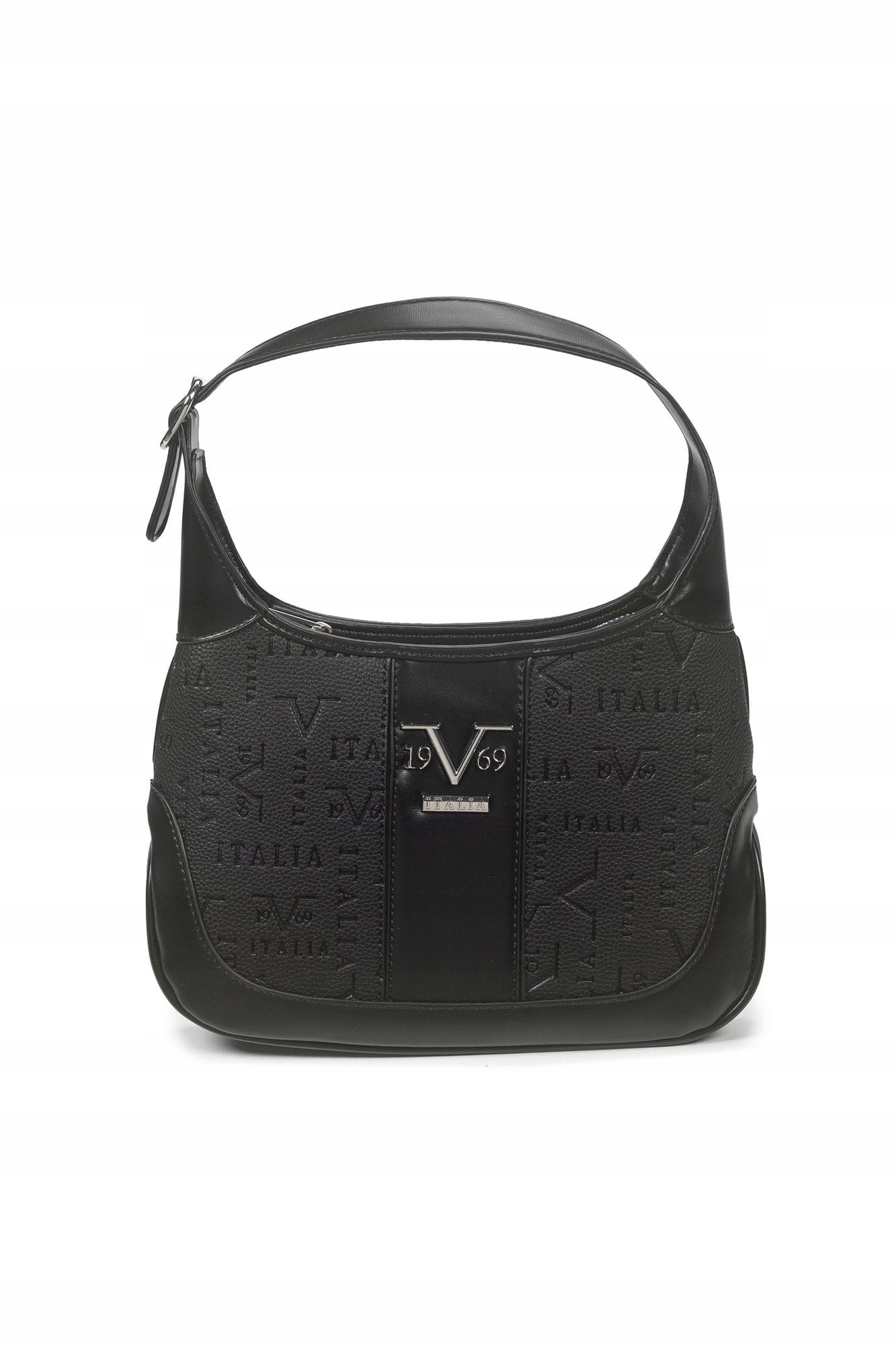 V 1969 Italia By Versace Černá Kabelka Pas