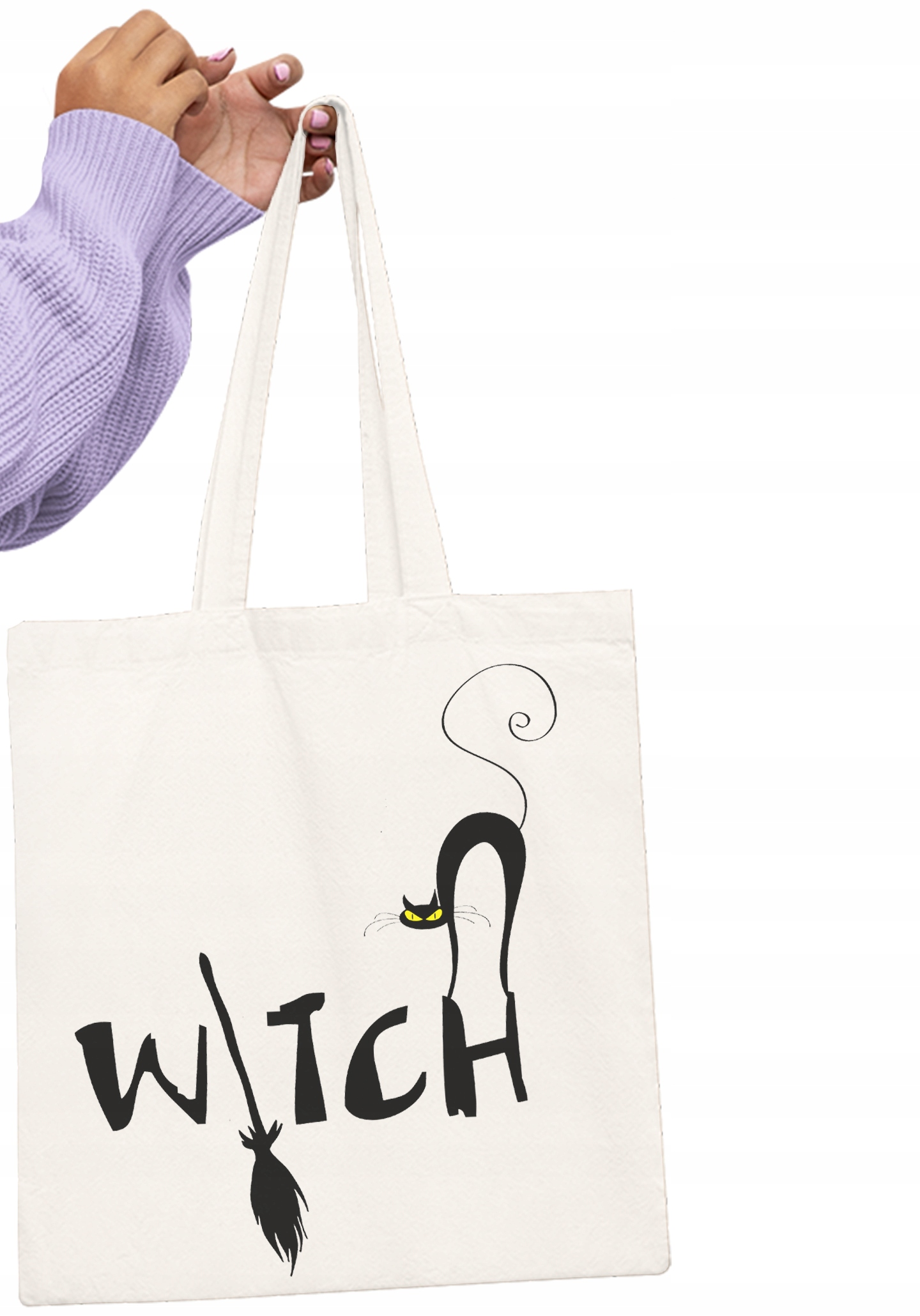 TORBA WITCH HALLOWEEN WIEDŹMA KOT IDEALNY PREZENT Marka inna