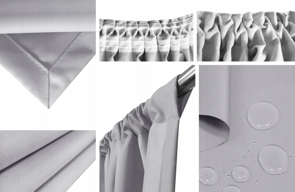 ZASŁONA WODOODPORNA 155x200 OGRODOWA KURTYNA ZEWNĘTRZNA NA TARAS PERGOLE Typ inny