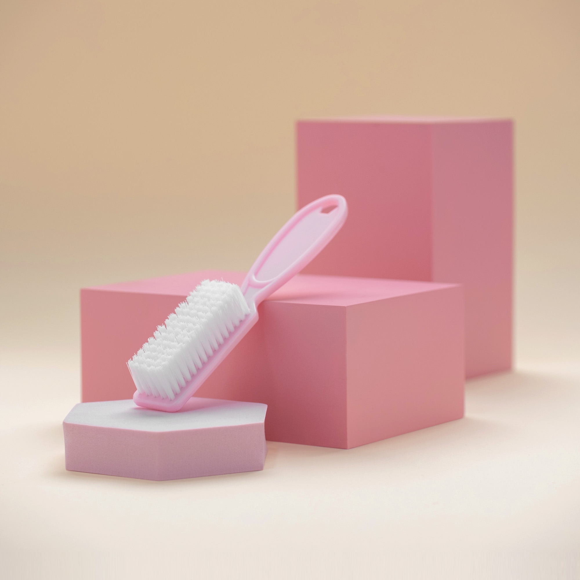 Szczoteczka do Paznokci Usuwania Pyłu Manicure z Rączką Mix Zestaw 3 szt EAN (GTIN) 5903802816488