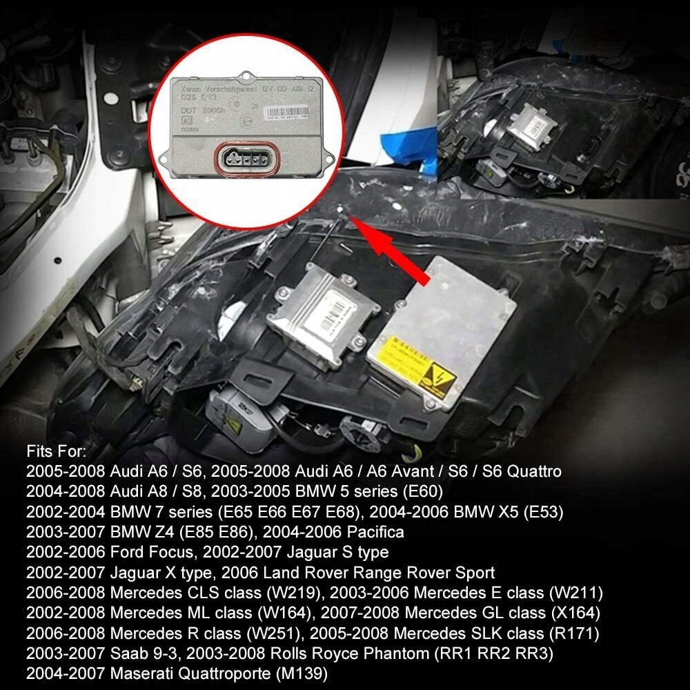 XENON PRZETWORNICA DO AUTA INSIGNIA 5DV008290-00 Typ samochodu Samochody osobowe