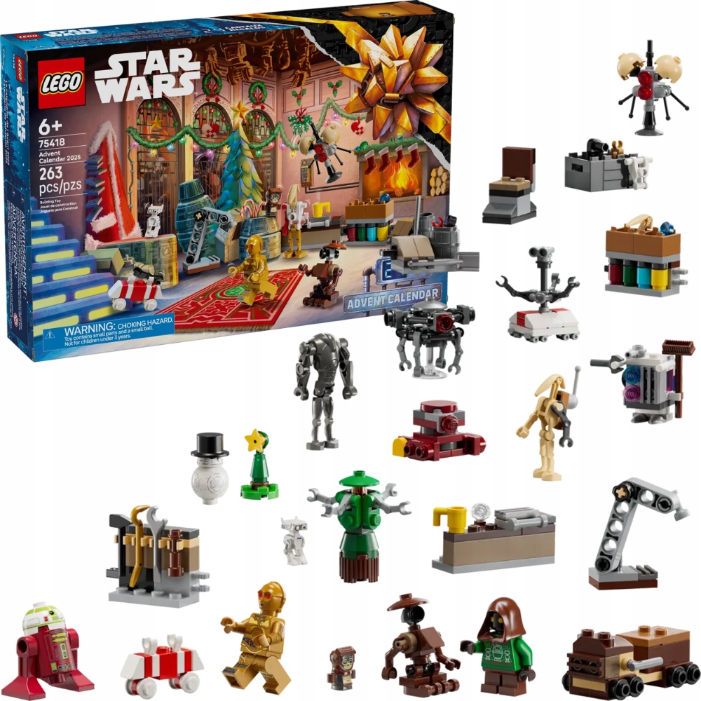Lego Star Wars – Adventní kalendář na rok 2025 – 75418