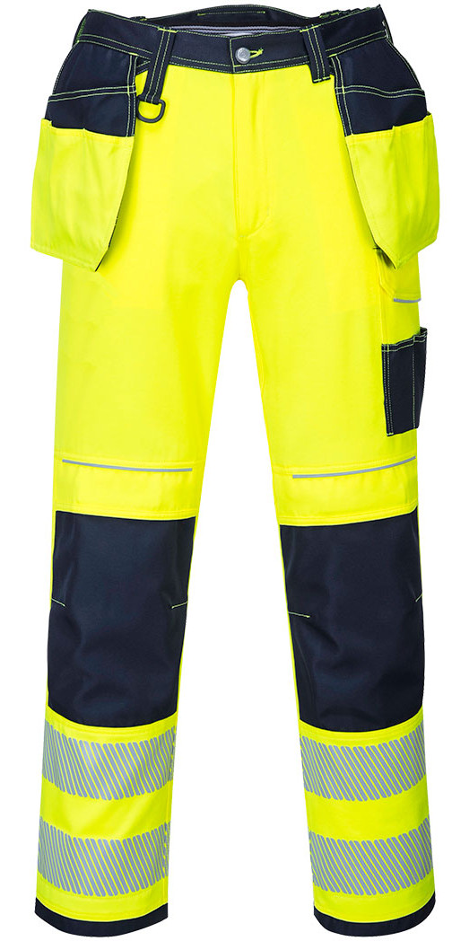 Výstražné kalhoty s pouzdry Portwest T501 Ynr vel. 46UK (62 Eu)