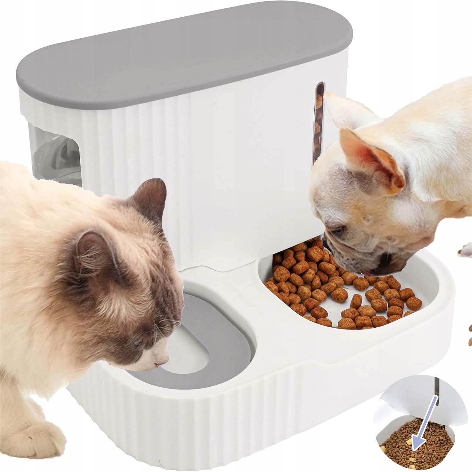 Levně Automatický Přenosný Inteligentní Dávkovač Misky Na Krmivo Pro Psa Kočku